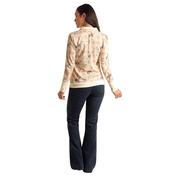 Panhandle Bucking Horse 1/4 Zip Pullover