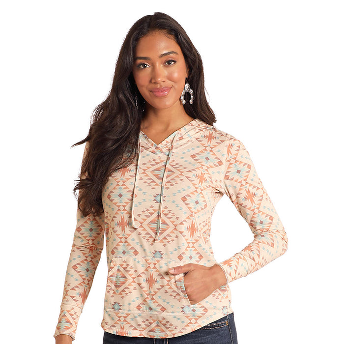 Panhandle Womens Southwest Printed Hoodie