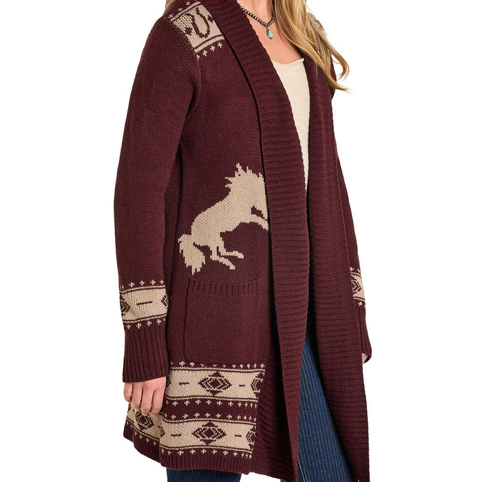 Panhandle Women's Brown Western Cardigan