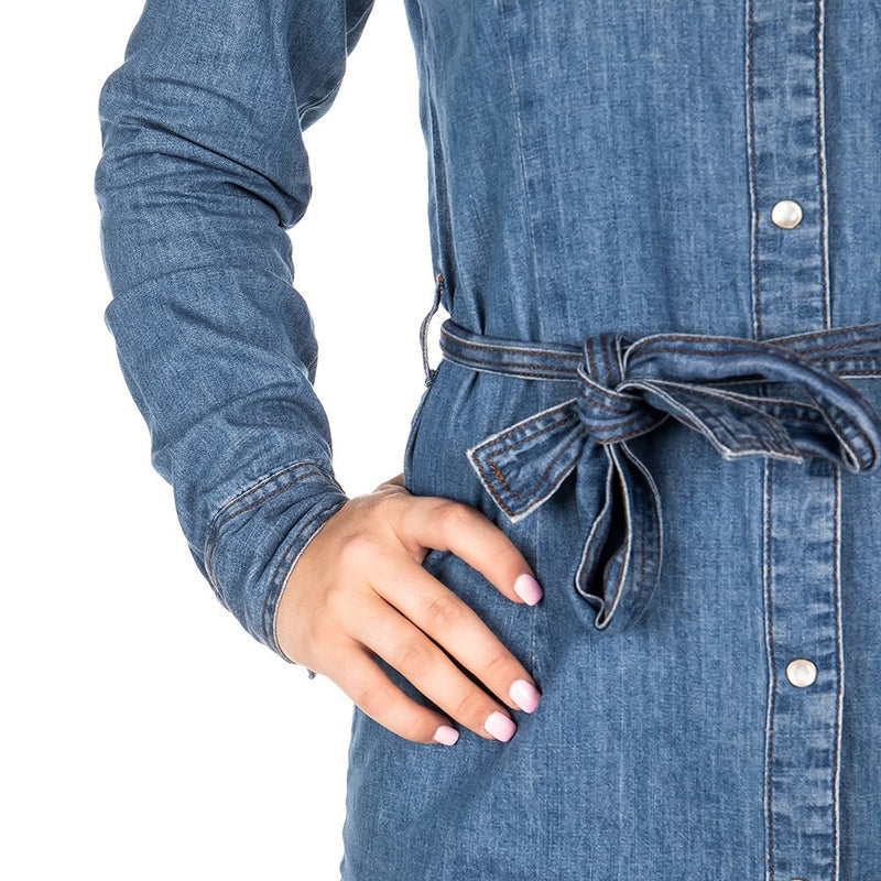 Wrangler Women's Denim Snap Dress