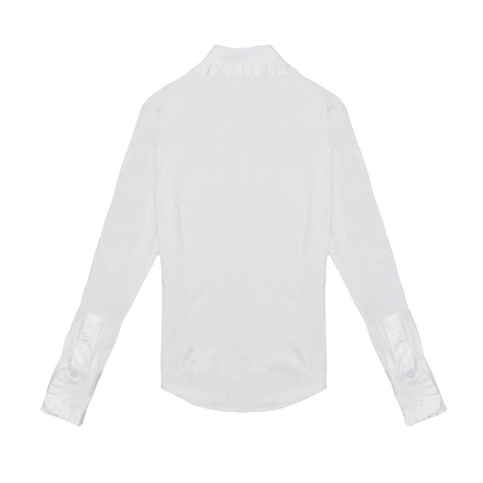 Little Lucille Collections Llc Women's White Frill Signature Shirt