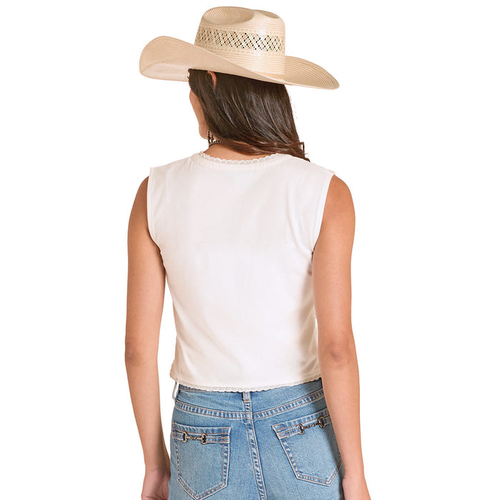 Panhandle Women's Natural Lace Blouse