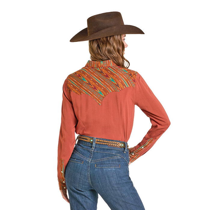 Panhandle Women's Retro Challis Snap Shirt