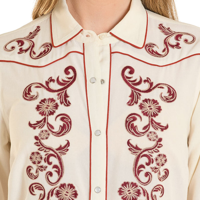 Panhandle Women's Natural Embroidered Shirt