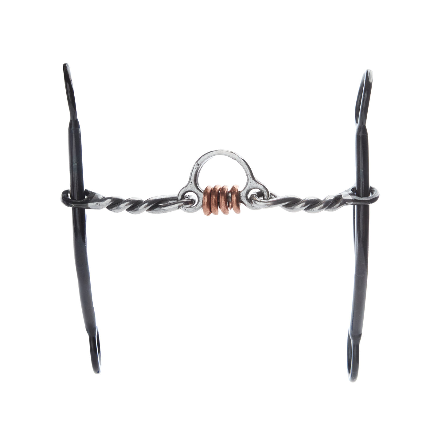Dutton Bits Twisted Wire Angled Square Port Cavalry Bit