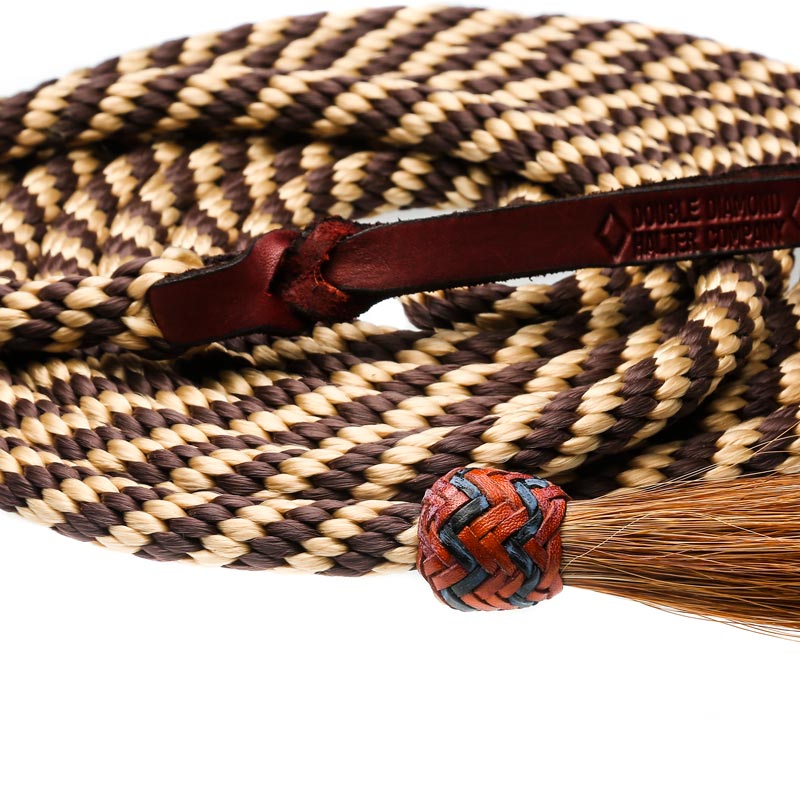 Double Diamond Halters Solid Braid Get Down Rope 7/16x12