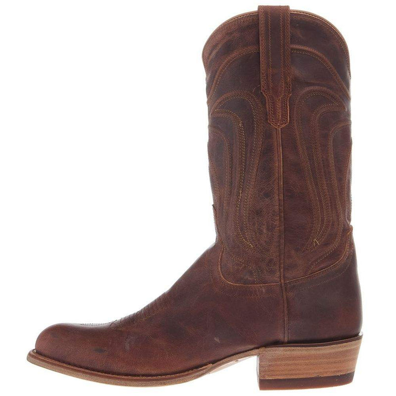 Tecovas Men`s Cartwright Scotch Goat Vamp 12In Goat Scotch Top Boot