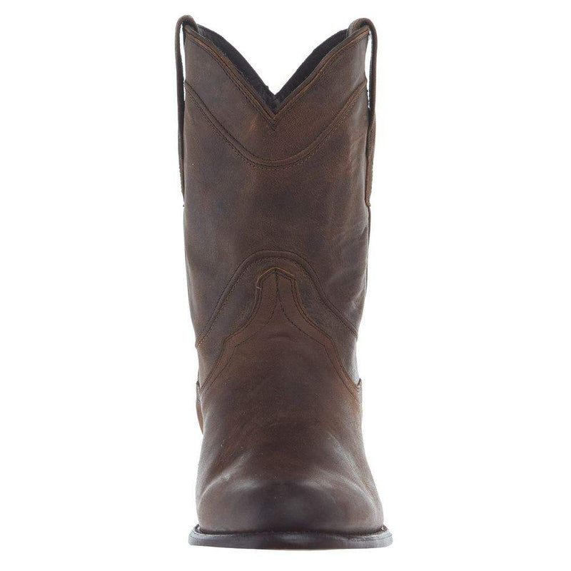 Tecovas Men`s Earl Café Goat Vamp 10In Goat Café Top Boot