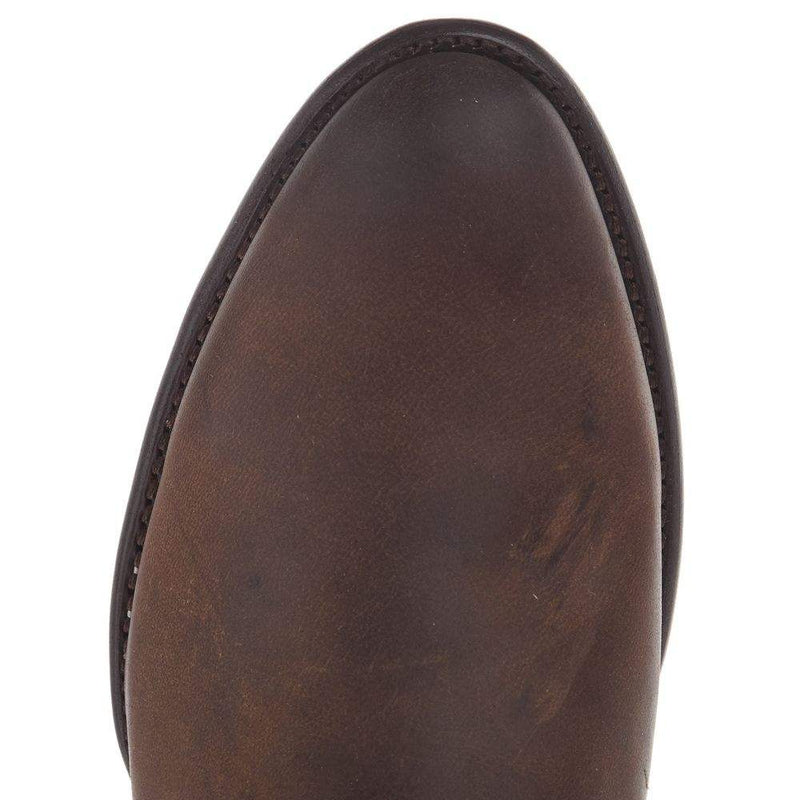 Tecovas Men`s Earl Café Goat Vamp 10In Goat Café Top Boot