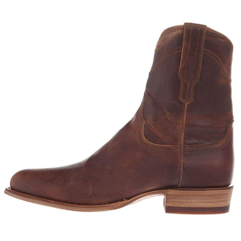 Tecovas Men`s Dean Scotch Goat Vamp 8In Goat Scotch Top Boot