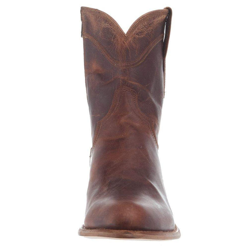 Tecovas Men`s Dean Scotch Goat Vamp 8In Goat Scotch Top Boot