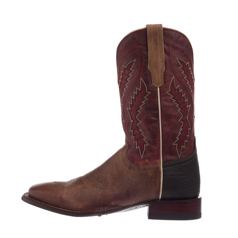 Tecovas Men's Doc Oat Goat Vamp 12in Red Top