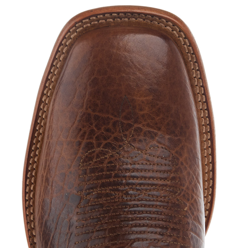 Tecovas Men`s Doc Tan Bison Vamp 12In Navy Top Boot