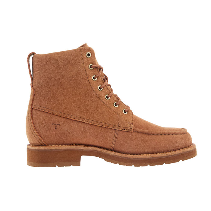 Tecovas Men`s The Rugged Moc Roughout Natural Lace Up