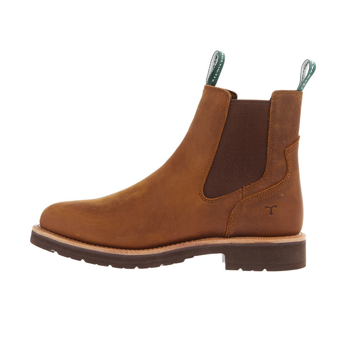 Tecovas Men`s The Rugged Chelsea Light Tobacco Pull On Boot