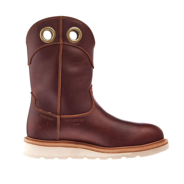 Tecovas Mens LongHaul Roper Maple 10In Top WP Composite Round Toe Work Boot