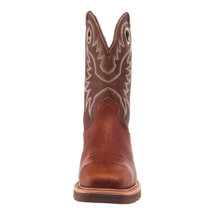 Tecovas Men`s LongHaul Saddle 11In Top WP Composite Square Toe Work Boot