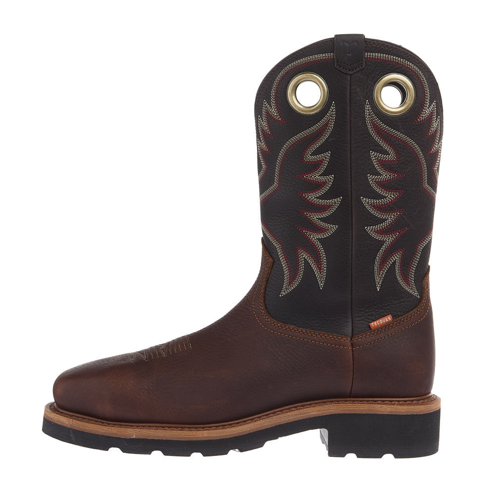 Tecovas Men's LongHaul Brown 11In Top WP Composite Square Toe Work