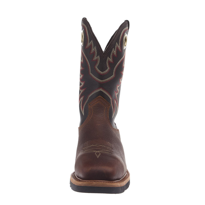 Tecovas Men's LongHaul Brown 11In Top WP Composite Square Toe Work Boot