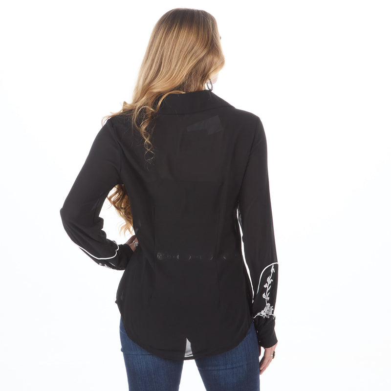 Rodeo Quincy Veronica Black Button Up