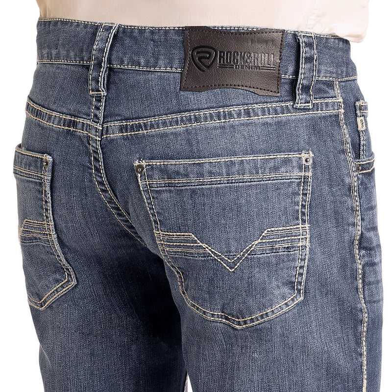 Rock & Roll Denim Men's Pistol Straight Midnight Reflex Jeans