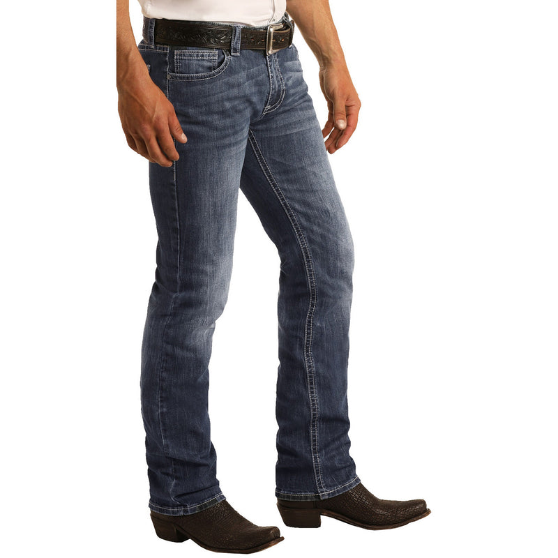 Rock And Roll Denim Men's Reflex Revolver Straight Leg Jeans