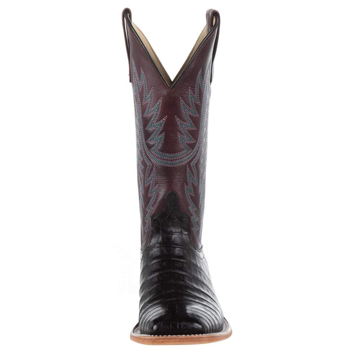 Macie Bean Boots Women`s Hand Black Caiman Cowgirl Boot