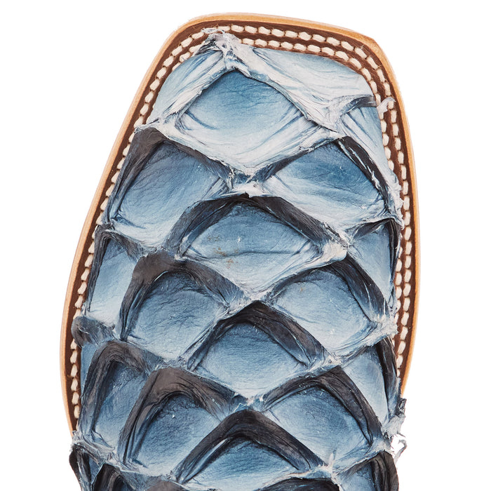 Macie Bean Top Hand Women`s Ladies Blue Big Bass Vamp 13In Top Boot