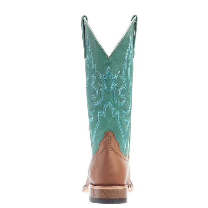 Macie Bean Women's Tan Mad Cat 13in Green Mad Cat Top Boot
