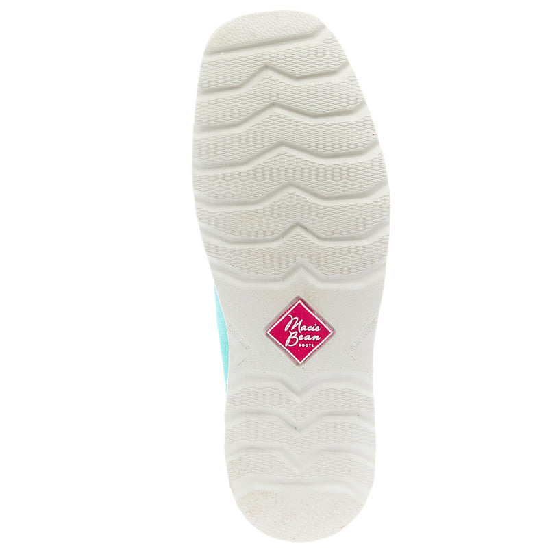Macie Bean Women's Turquoise Suede Swedge Casual