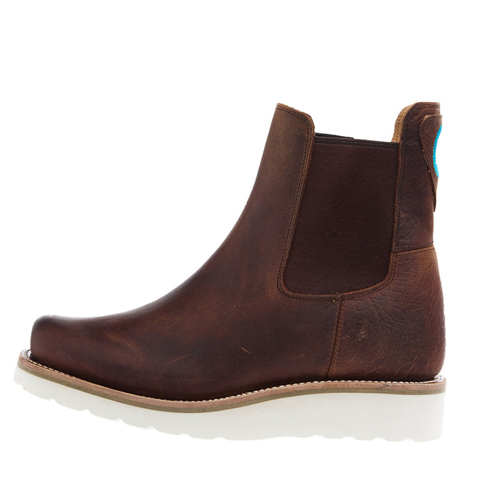 Macie Bean Women's Distressed Bison Swedge