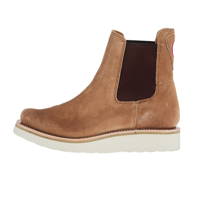 Macie Bean Women`s Tobacco Suede Swedge Casual