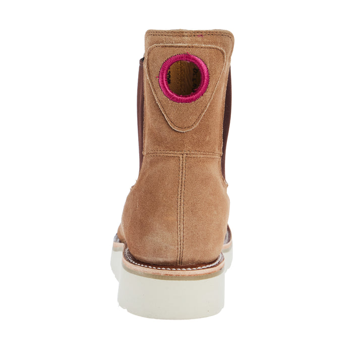 Macie Bean Women`s Tobacco Suede Swedge Casual