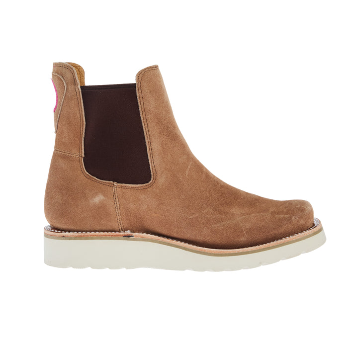 Macie Bean Women`s Tobacco Suede Swedge Casual