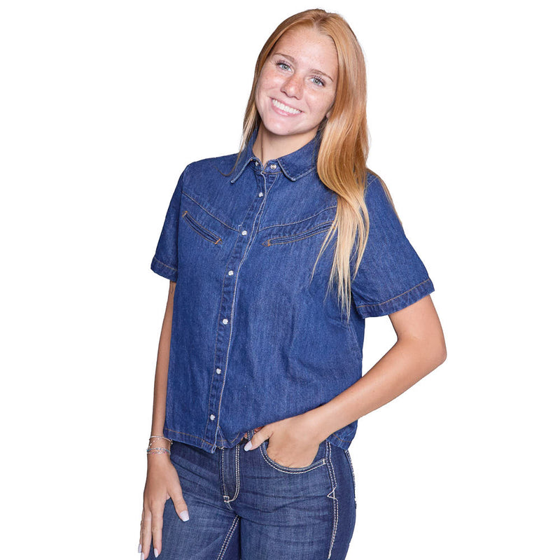 Rodeo Quincy Women's Freeman Ranch Denim Top