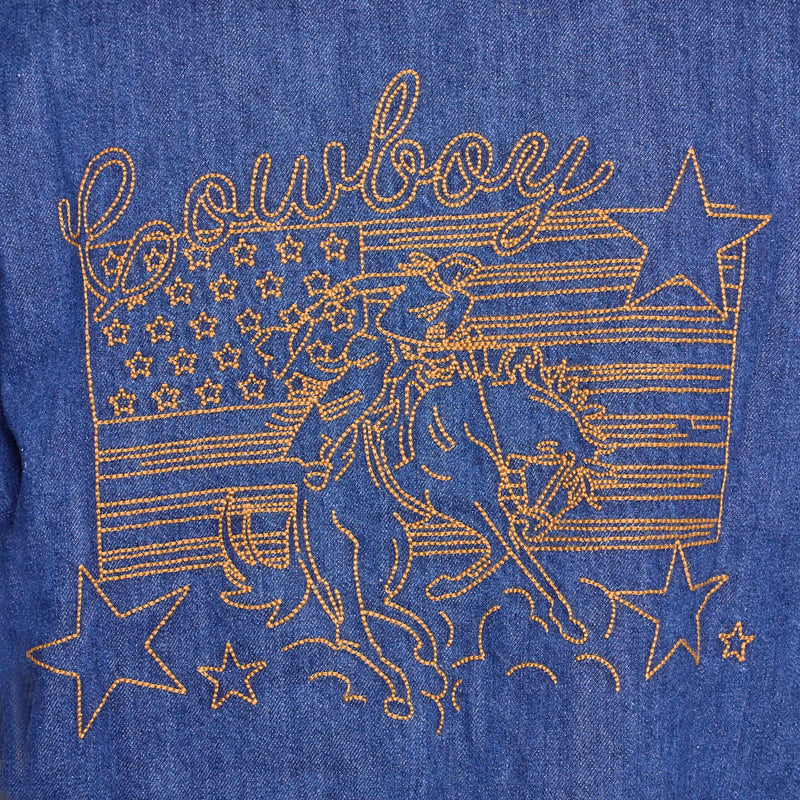 Rodeo Quincy Women's Freeman Ranch Denim Top