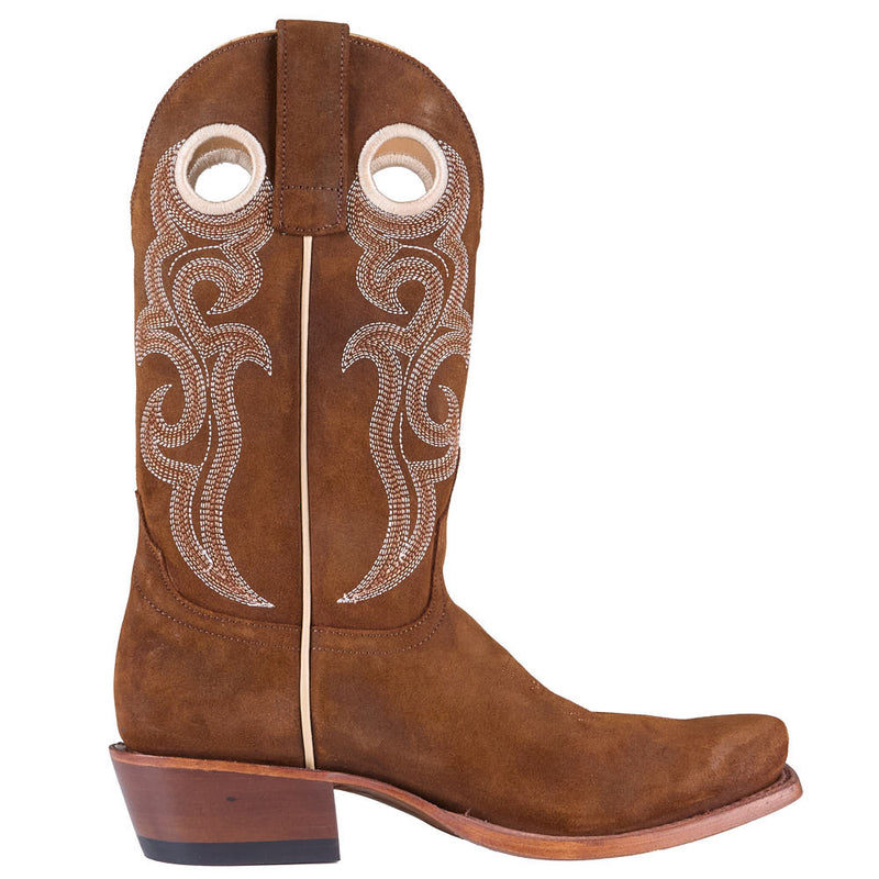 Macie Bean Women's Mama Tried Tan Boston Suede Vamp 11in Matching Top Boot