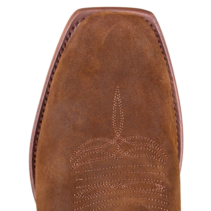 Macie Bean Women's Mama Tried Tan Boston Suede Vamp 11in Matching Top Boot