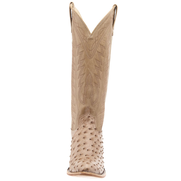 Macie Bean Top Hand Women's Tan Vintage FQ Ostrich Vamp 15in Latte Veranda Boot