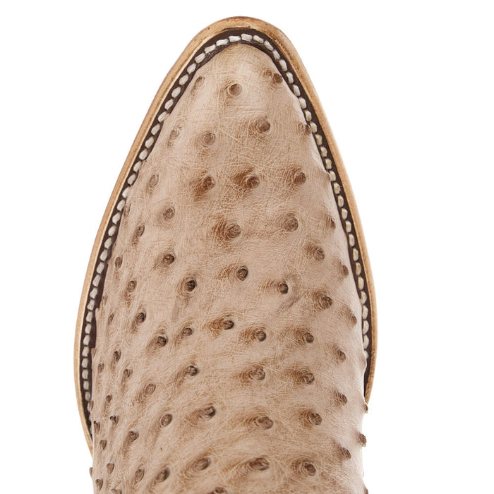 Macie Bean Top Hand Women's Tan Vintage FQ Ostrich Vamp 15in Latte Veranda Boot