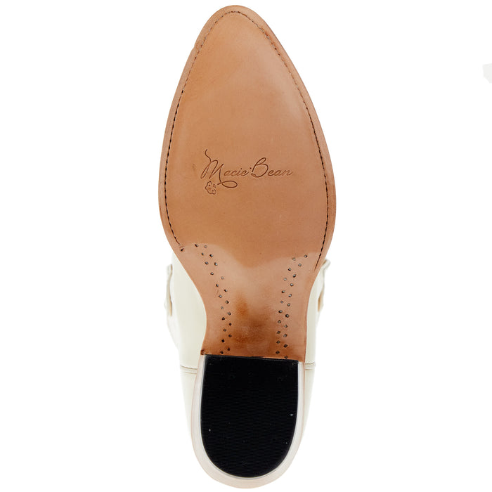 Macie Bean Women's Spacey Gracey Cream 15in. Almond Toe Boot