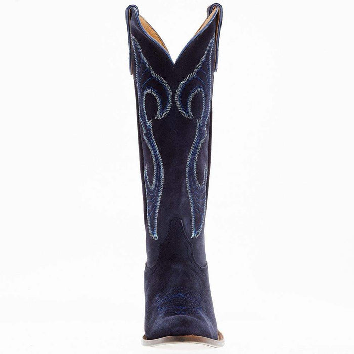Macie Bean Women's Midnight in Paris (Texas) Marine Blue Suede Cowgirl Boot