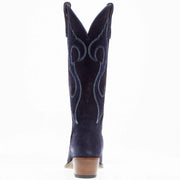 Macie Bean Women's Midnight in Paris (Texas) Marine Blue Suede Cowgirl Boot