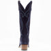 Macie Bean Women's Midnight in Paris (Texas) Marine Blue Suede Cowgirl Boot