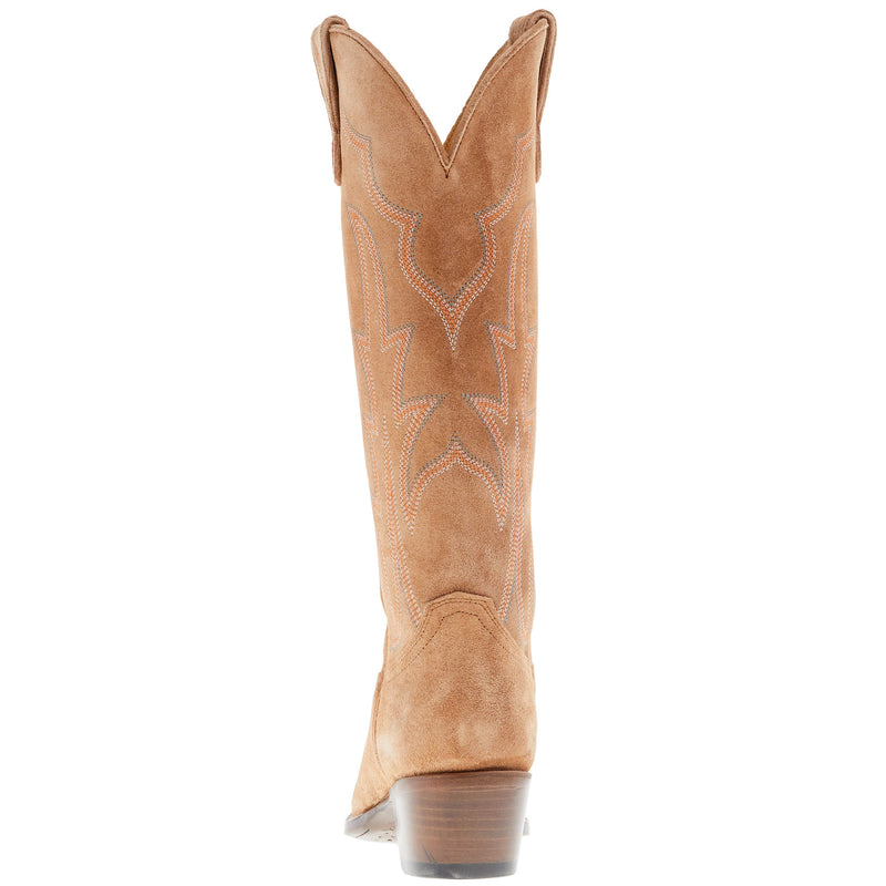 Macie Bean Women's Mind Your Own Biscuits Tobacco Suede Cowgirl Boot