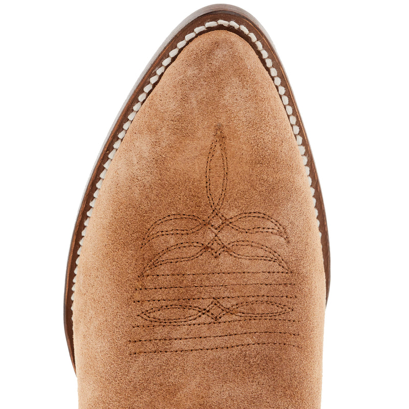 Macie Bean Women's Mind Your Own Biscuits Tobacco Suede Cowgirl Boot