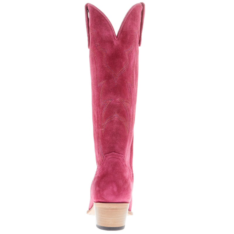 Macie Bean Women's If Karlee Were A Cowgirl 15 In Hot Pink Suede Top Cowgirl Boot