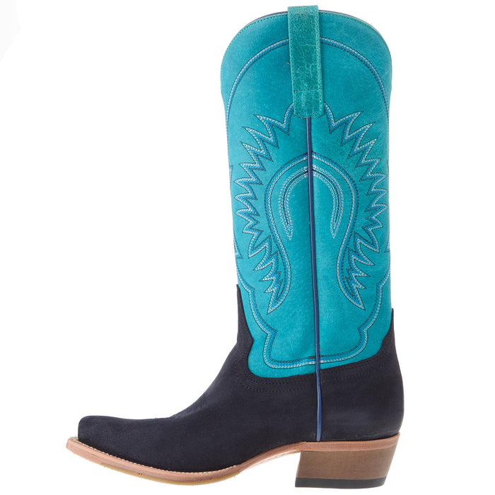 Macie Bean Women`s Looney Moon 13In Turquoise Top Boot