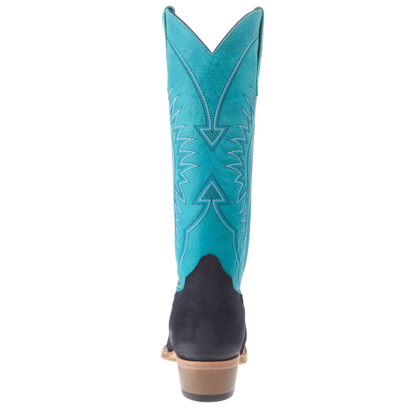 Macie Bean Women`s Looney Moon 13In Turquoise Top Boot