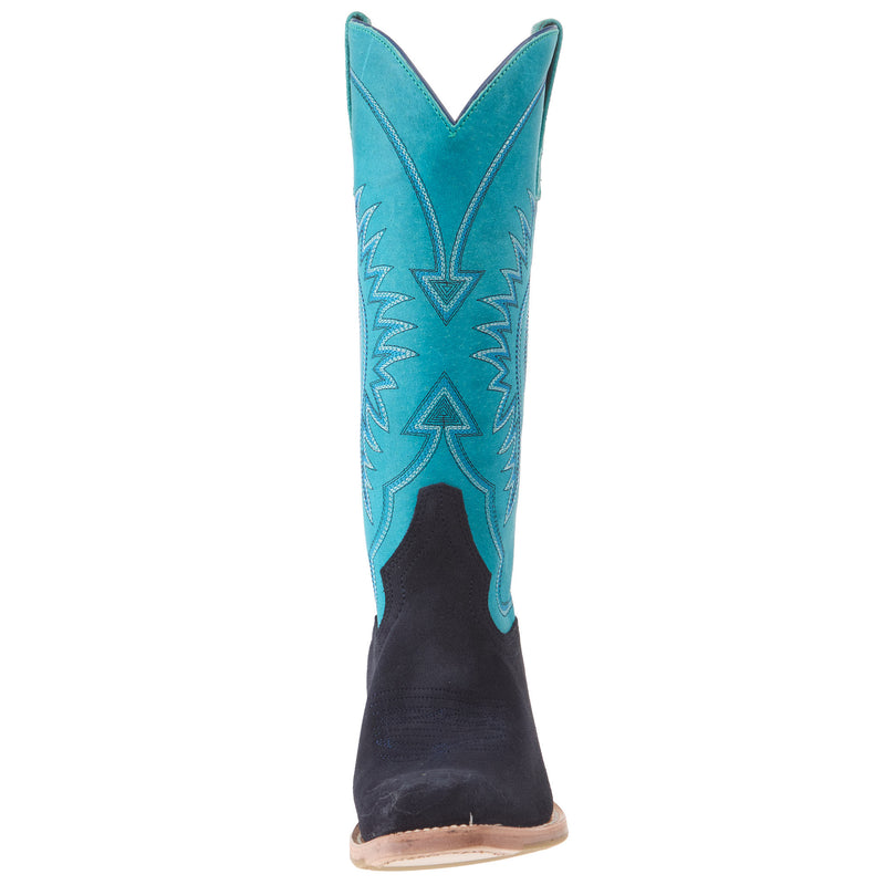 Macie Bean Women`s Looney Moon 13In Turquoise Top Boot